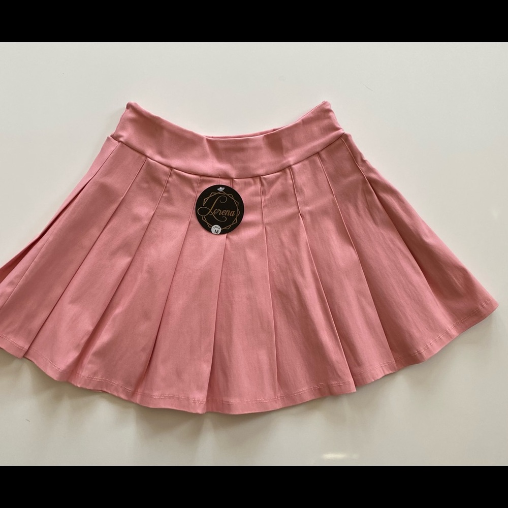 Womens  Mini Skirt Flared Pleated Stretch  Skirt